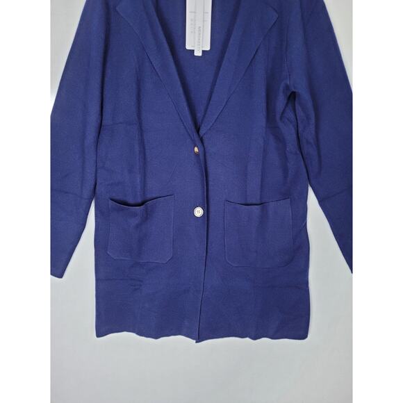 MEROKEETY Women Cardigan Casual Long Sleeve Open Front Knit Long Cardigan Medium - Picture 5 of 6